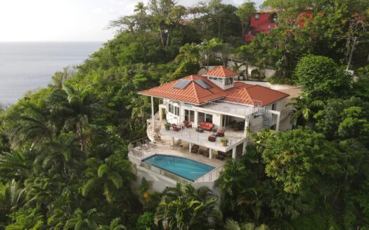 Villa Trou Rolland- Luxury 6 Bedroom Villa with Panoramic Caribbean Sea Views for Sale