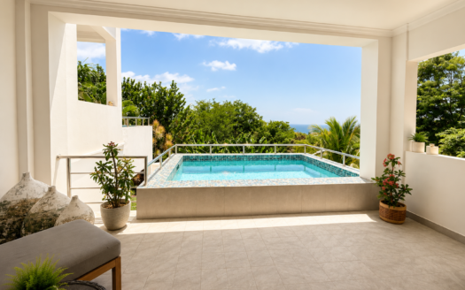 Bon Esprit Villas Unit 11: Luxury Hillside Villa For Sale in Cap Estate, Saint Lucia