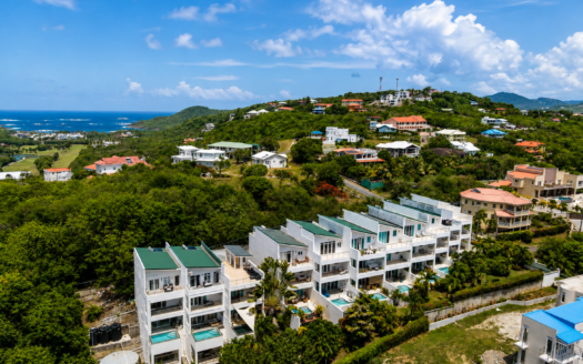 Bon Esprit Villas Unit 10: Luxury Hillside Townhome For Sale in Cap Estate, Saint Lucia